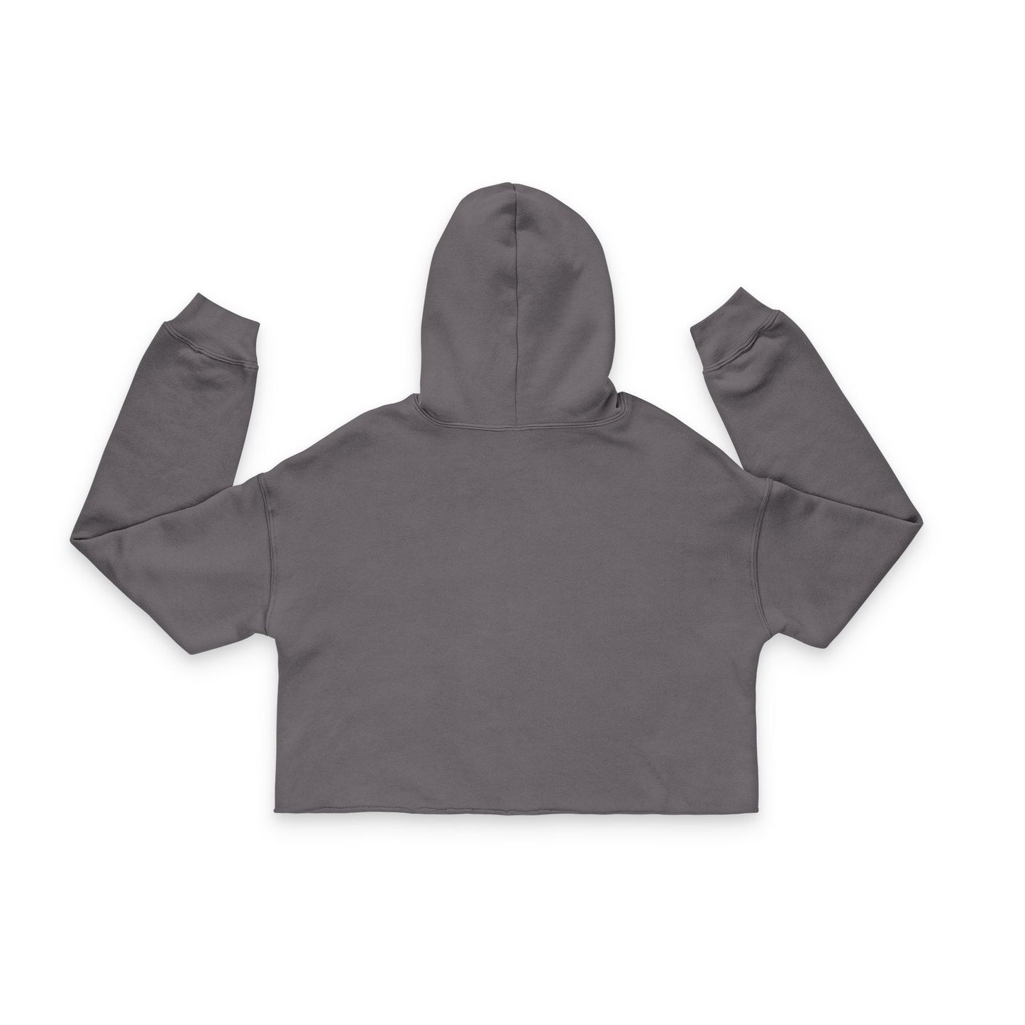 Cropped Hoodie — 'Voice Actor' Pink Cross Logo