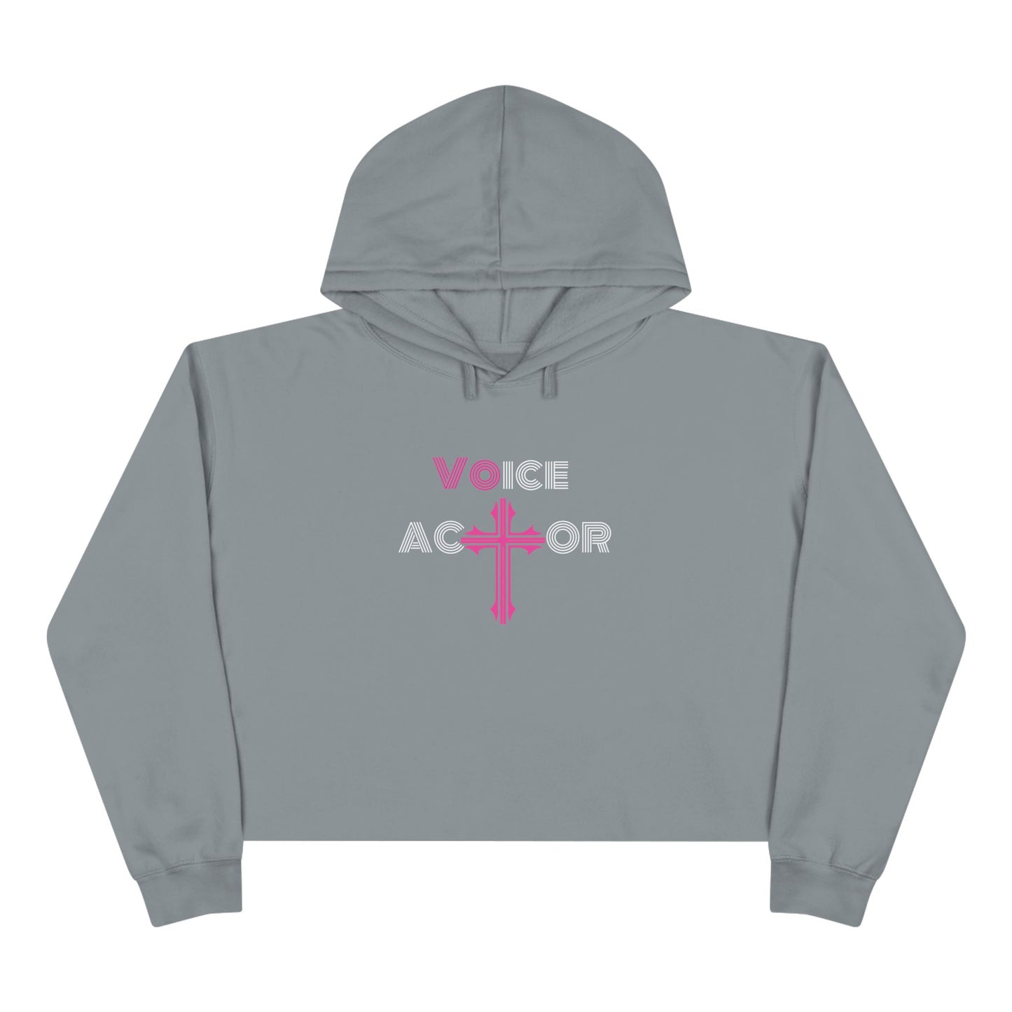 Voice Actor Cross Women’s Cropped Hooded Sweatshirt