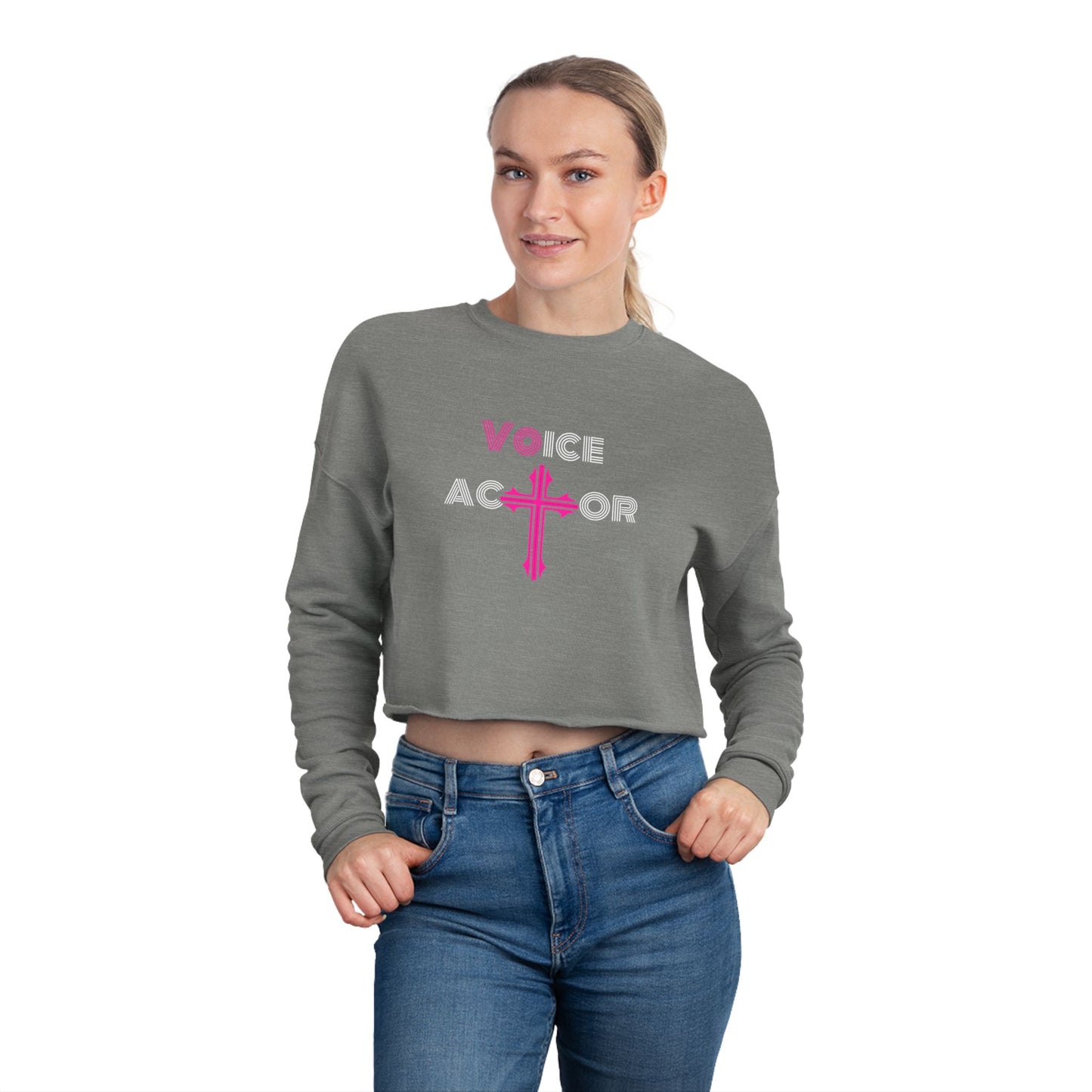 Voice Actor Women's Cropped | Cozy Casual Wear