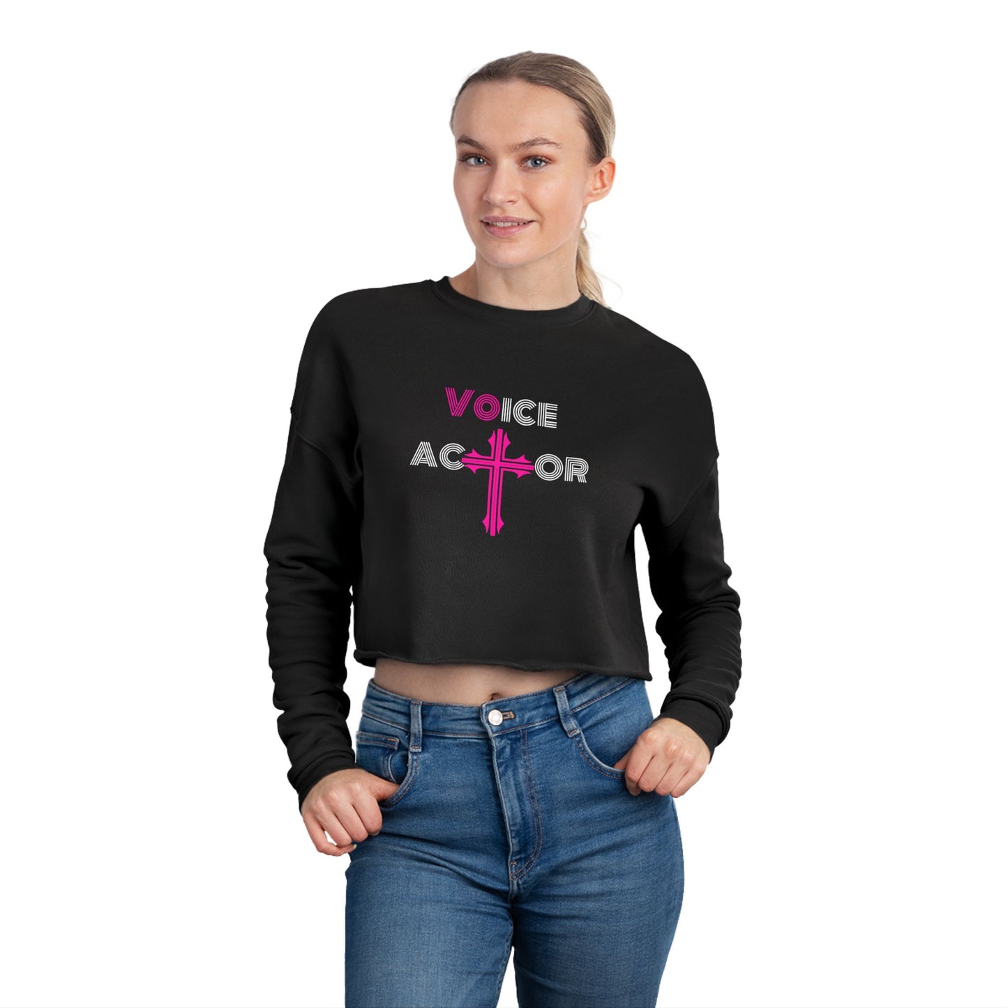 Voice Actor Women's Cropped | Cozy Casual Wear
